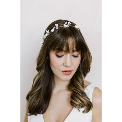 Floral vine headband