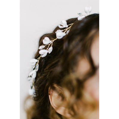 Floral vine headband